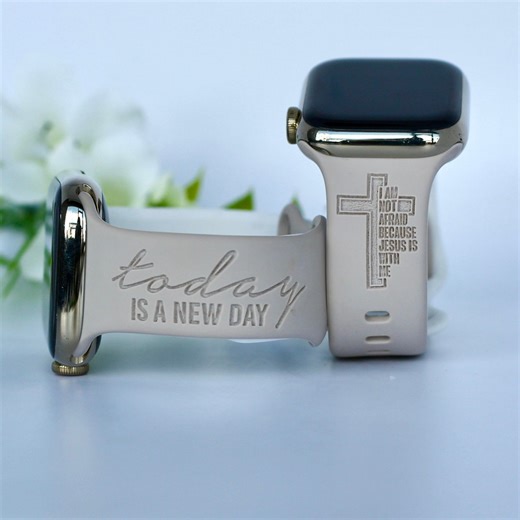 Engraved Faith Apple Watch Band: Personalized Christian Religious Bracelet - Etsy