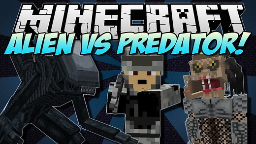 Aliens vs Predator Mod (1.12.2, 1.10.2) – Battle Aliens and Predators | 9Minecraft.Net