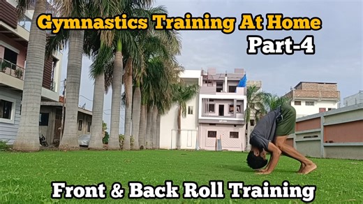 Gymnastics Training Part-4 Front Roll Back Roll training #frontroll #forwardroll #backroll | Lokesh Ahirwar