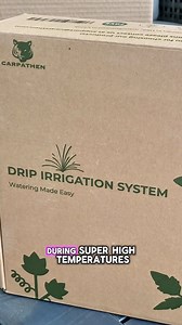 Just installed drip irrigation before summer kicks in! If you’ve been thinking about doing it, don’t feel overwhelmed—it’s actually super easy: ✔️ Hook it up to your outdoor faucet ✔️ Use hot water to soften the tubes so they slide over fittings easily ✔️ Lay out the system & adjust the vortex sprayer for the perfect spray volume That’s it! Check out my “Garden Products” folder in my Amazon store (link in bio) if you need supplies. https://amzn.to/3VW5Swp #DripIrrigation #GardenIrrigation #Water