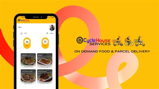 No need to spend millions to be in a food and parcel delivery...