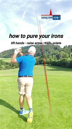 POV: struggle to pure your Irons? then you MUST watch this swing drill! 🏌‍♂️