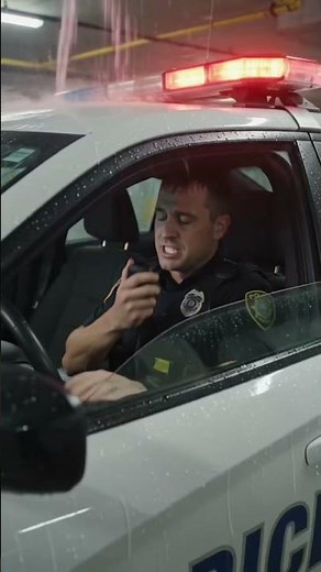 Police Officer Accidentally Sets Off Fire Sprinkler – Garage Flood