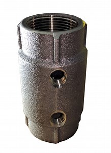 Simmons 582SB 1-1/4 inch Spring Check Valve Double Tapped 1/4 inch