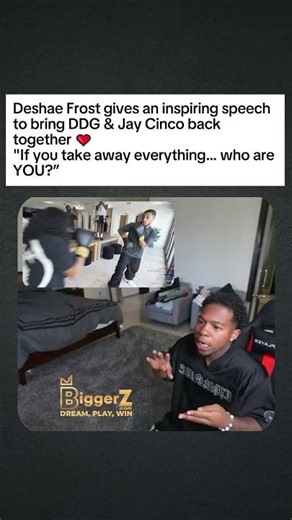 Deshae Frost delivers an emotional speech aiming to reunite DDG & Jay Cinco ❤️