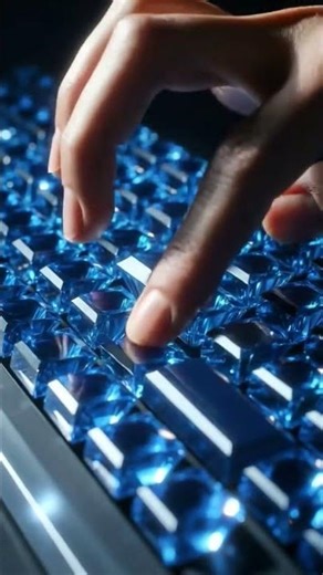 blue diamond keyboard asmr