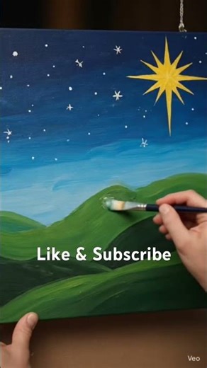 Layered Nativity Backdrop DIY #trendingshorts #trending #viral #viralvideo #diy #art #craft