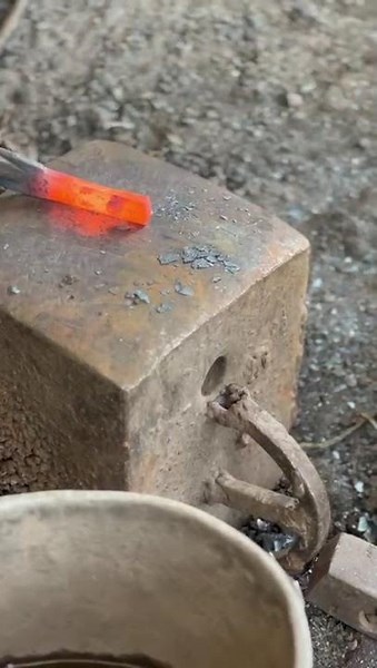 Turning Old Scrap Metal into a Sharp Handmade Knife | Blacksmith Skill & Traditional Craftsmanship