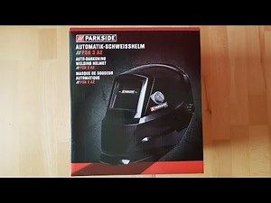 Parkside PSH 3 A2 Automatik-Schweisshelm, Auto-Darkening Welding Helmet - [Unboxing! 4K]