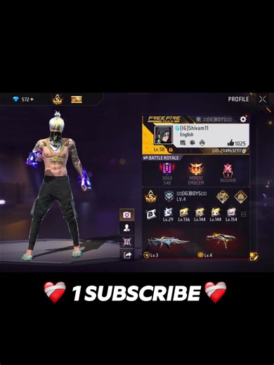 Solo levelling x Free fire max ❤️‍🔥