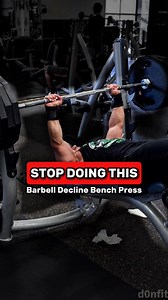 ⚠️ Quit Skipping Decline Bench—Here's Why! 💪 If your flat bench is stuck, adding Decline Barbell Bench Press could be the fix! Hits chest harder, less stress on shoulders, and boosts overall pressing strength. Lower the bar to bottom of your chest, press up strong, and watch your gains explode! 🔥 #DeclineBenchPress #ChestDay #BenchTips #StrengthTraining #GymLife #LiftSmart How to decline bench press, Boost flat bench strength, Chest workout tips | Donald Goldstein