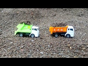 DINO DAN CAR BERTEMU TRUK PASIR MENGGAGALKAN PERTAMBANGAN ILEGAL #dinosaur #alam #kids #fyp