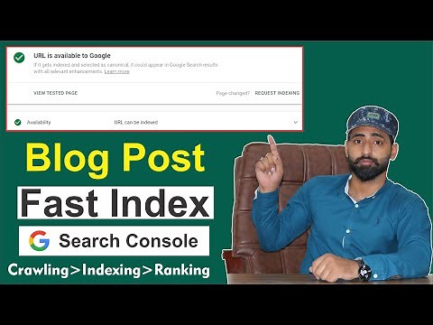 How to Index Blog Post in Google Fast | Rank in Google - Google Post Index