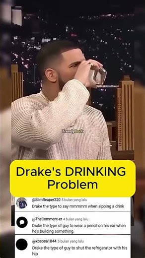 Drake's DRINKING Problem #rap #hiphop #short #drake