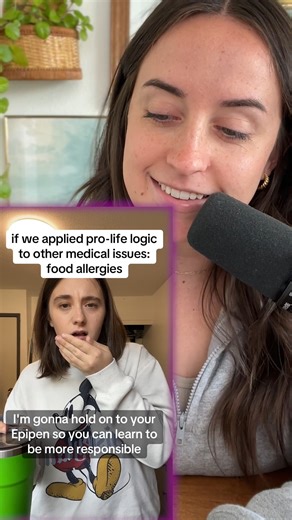 Intentionally having sex and getting pregnant is A LOT different than accidentally eating something you're allergic to... This is a bit of a stretch... | Live Action
