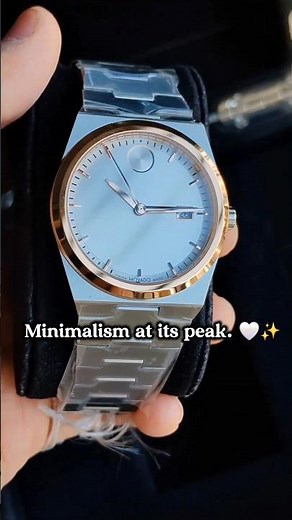 The cleanest watch of 2026? 🤍 #MovadoBold #WatchEmpire