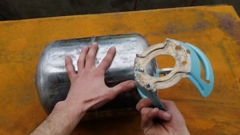 Amazing idea ! Do not throw away Freon Cylinder Tank