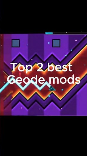 Top 2 best Geode mods #geometrydash #gdupdate #gd #gaming #gddemon #hack #geometry #games #shorts