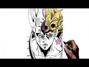 How To Draw Giorno/Ger | Step By Step | JoJo's Bizarre Adventure