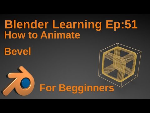 How to Animate Bevel Modifier in Blender 3.4 for Beginners