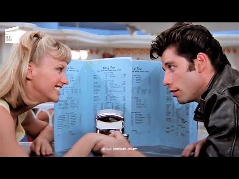 Grease : Scène du restaurant | Olivia Newton-John, John Travolta