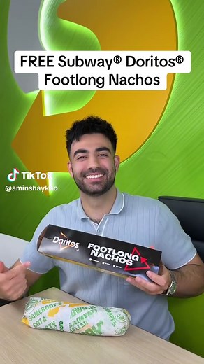 Subway is offering free Doritos Footlong Nachos with any footlong sandwich purchase all day on April 10th. This deal is for MVP Rewards members only, so sign up today. @Subway @Doritos #ad #Subwaypartner Valid at participating U.S. restaurants. Subway® MVP Rewards members only. Must purchase a Footlong sub to redeem. Add-ons addt’l. Plus tax. 1 use. Cannot combine with other offers. Only valid 4/10/25.