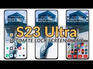 Ultimate Lock Screen MIUI theme: S23 Ultra