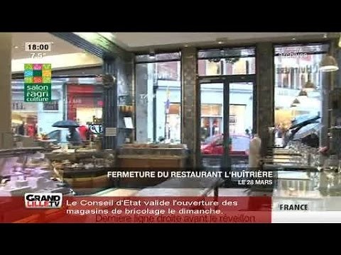 Fermeture du restaurant l'Huîtrière