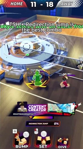 Redirection jump #volleyballlegends #haikyuuxyn #haikyuuvolleyball #sportsanime #haikyuu #gaming