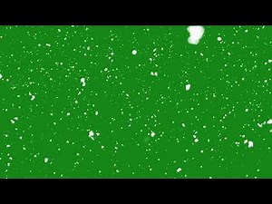 SNOW GREEN SCREEN EFFECTS