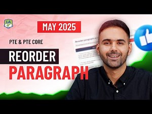 PTE Reading Reorder Paragraph | May 2025 | Real Exam Questions | Language Academy