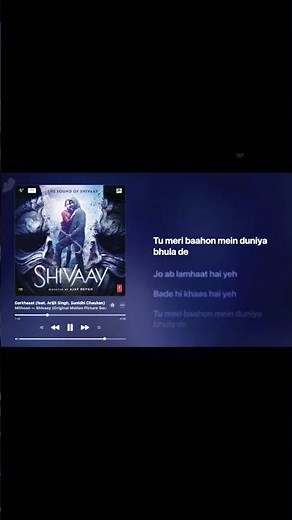 ✨Arijit Singh - Darkhaast (Lyrics) Ft. Sunidhi Chauhan | Shivaay