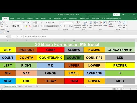 MS Excel All Formulas in single video | Excel Formulas Explained: Boost Your Spreadsheet Skills! |