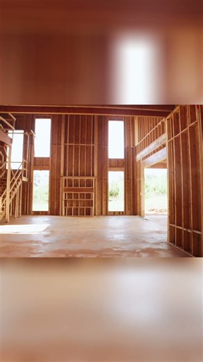 Massive Home Tour: 24-Foot Ceilings and Fireplace! #shorts