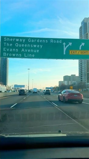 Highway Drive in Toronto 🇨🇦 | Etobicoke POV