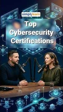Top 5 Cybersecurity Certifications 2026 | Best Cybersecurity Certifications | #Shorts #simplilearn