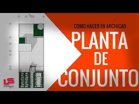 COMO HACER PLANTA DE CONJUNTO ARCHICAD 21