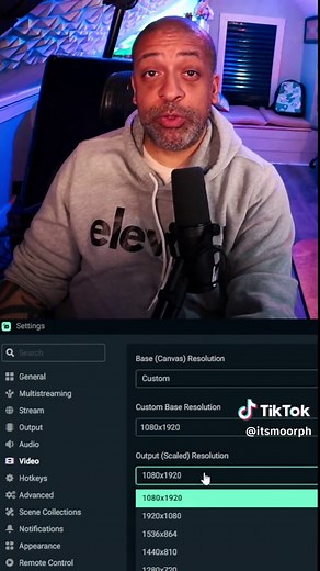 use streamlabs to stream and or record in portrait. easy setup. #streamlabs #streamlabstips #contentcreator #streamer #howtostream #howtousestreamlabs #ytm