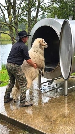 Sheep Processing Machine — Farm Technology You Won’t Believe 🐑⚙️😳