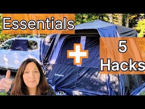 SUV Camping Essentials & Gear + 5 Clever Hacks