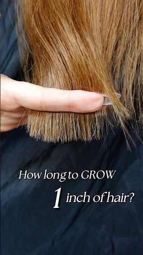Growing 1 inch takes longer than you think. 💡