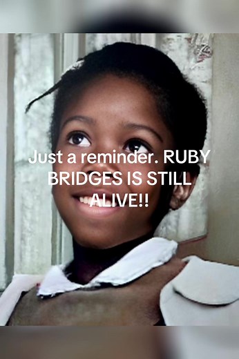 Ruby Bridges was the first Black child to integrate an all white elementary school in the South during the Civil Rights Movement. In 1960, at just 6 years old, she attended William Frantz Elementary School in New Orleans under federal protection, facing protests and hostility. Her bravery became a powerful symbol of the fight for school desegregation in the United States. #rubybridges #civilrights #history #fyp #racismawareness
