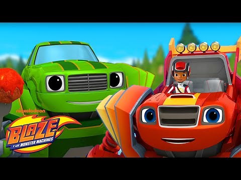 Blaze Robot and the Giant Meatball | Blaze and the Monster Machines