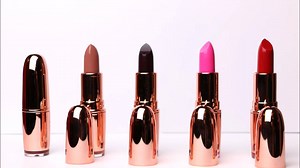Rose gold lipstick collection ❤ | Makeup Revolution
