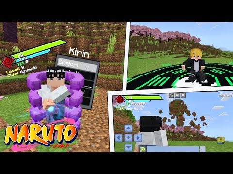 This New Naruto Addon Is Amazing! | Naruto Shippuden Addon/Mods For Minecraft PE!! | (1.20.81)