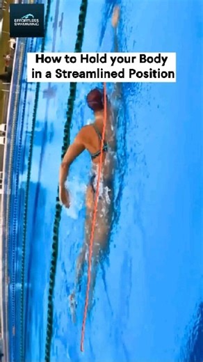 The key to looking good in the water: holding the body correctly✅ Watch the full video on YouTube channel: How to look GOOD when you swim FREESTYLE!!!. Link in bio. #SwimmingTechnique #bodypositioning #SwimFaster | Effortless Swimming