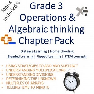 Grade 3 TEKS "Operations and Algebraic Thinking" Distance Learning ISEE / SSAT