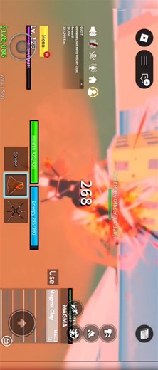 ||BLOX FRUITS🍁|| Magma grinding at first sea.. (beginner pov)