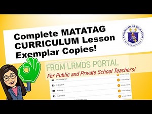 MATATAG LESSON EXEMPLAR FREE DOWNLOAD #depedteachers