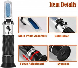[Hot Item] Accurate Handheld Refractometer for Brix Sugar Measurement and Testing Handheld Refractometer